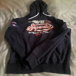 Like new Superdry Navy blue sweatshirt